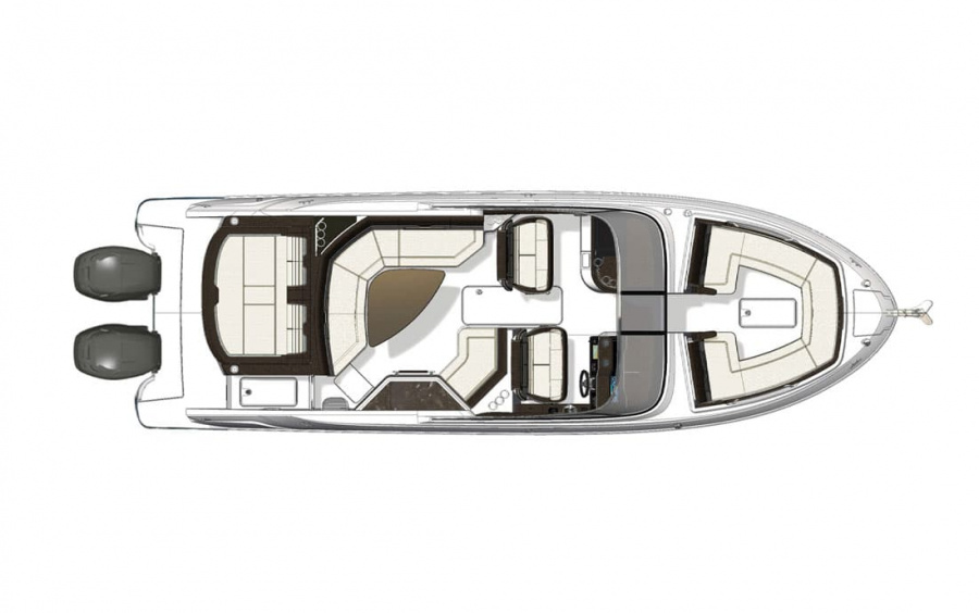 Sea Ray SLX 310 OB (Outboard) фото 3.1